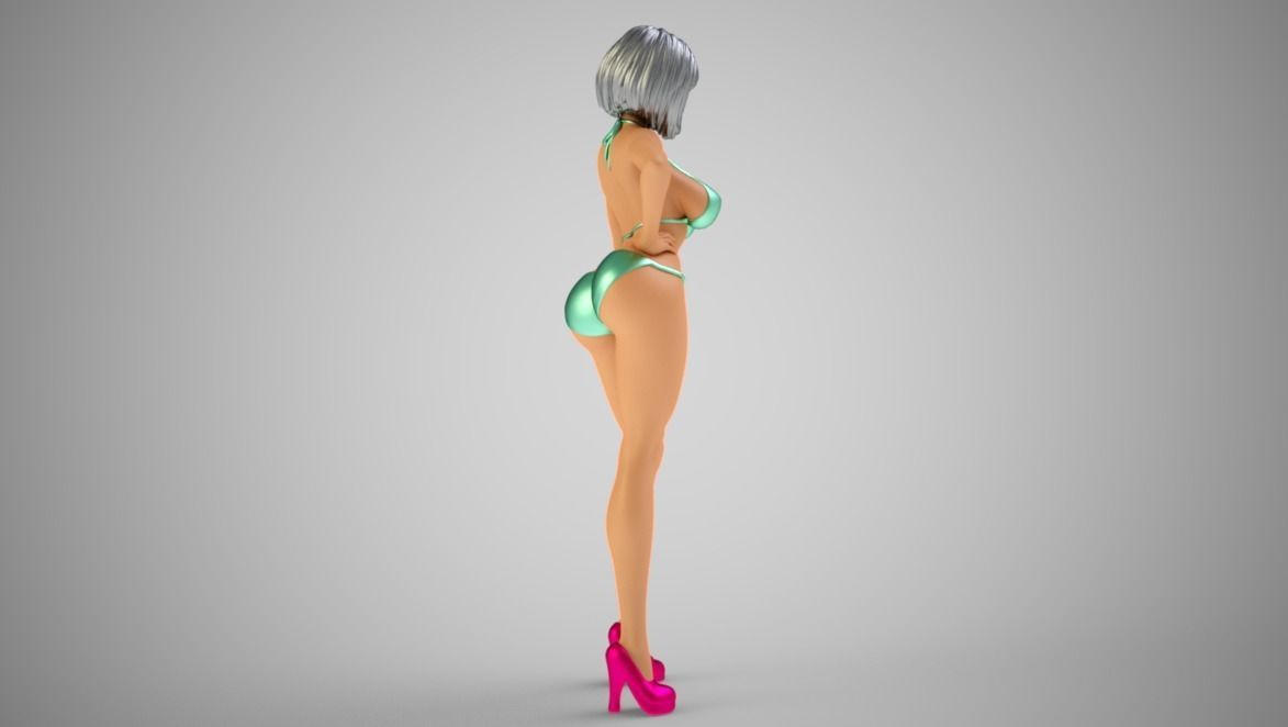 Truant Girl 3D print model_3