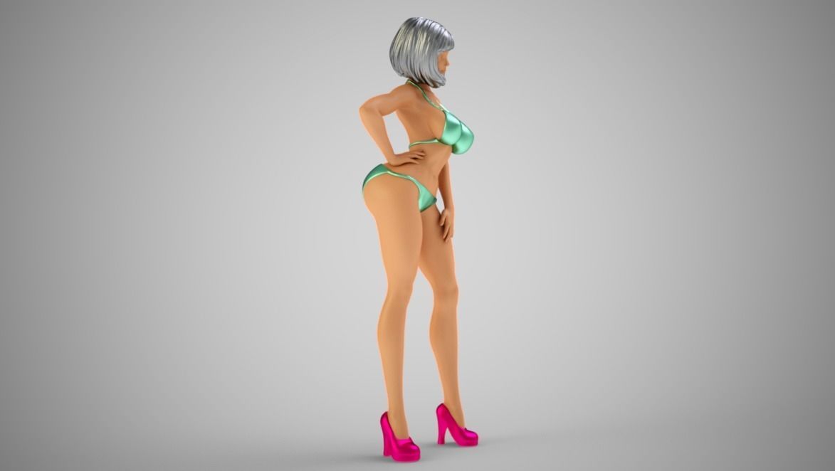 Truant Girl 3D print model_2