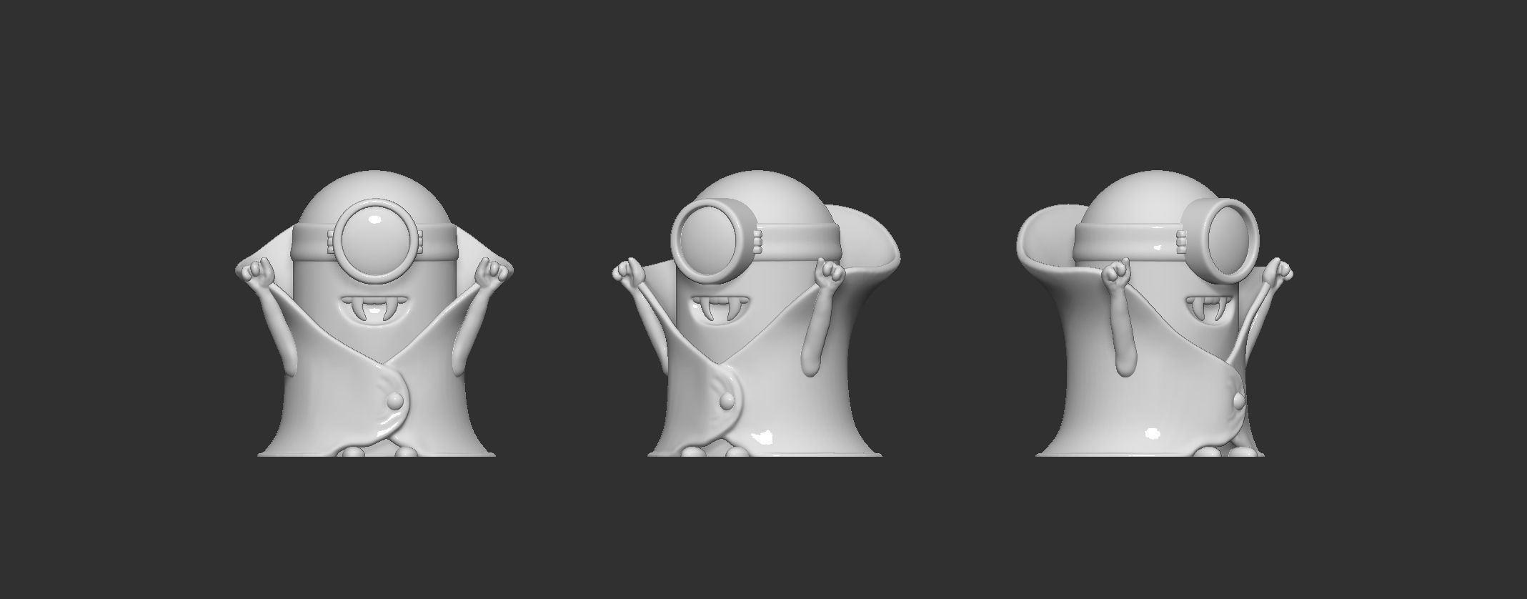 Minion Vampire - 3DPrinting  3D print model_4