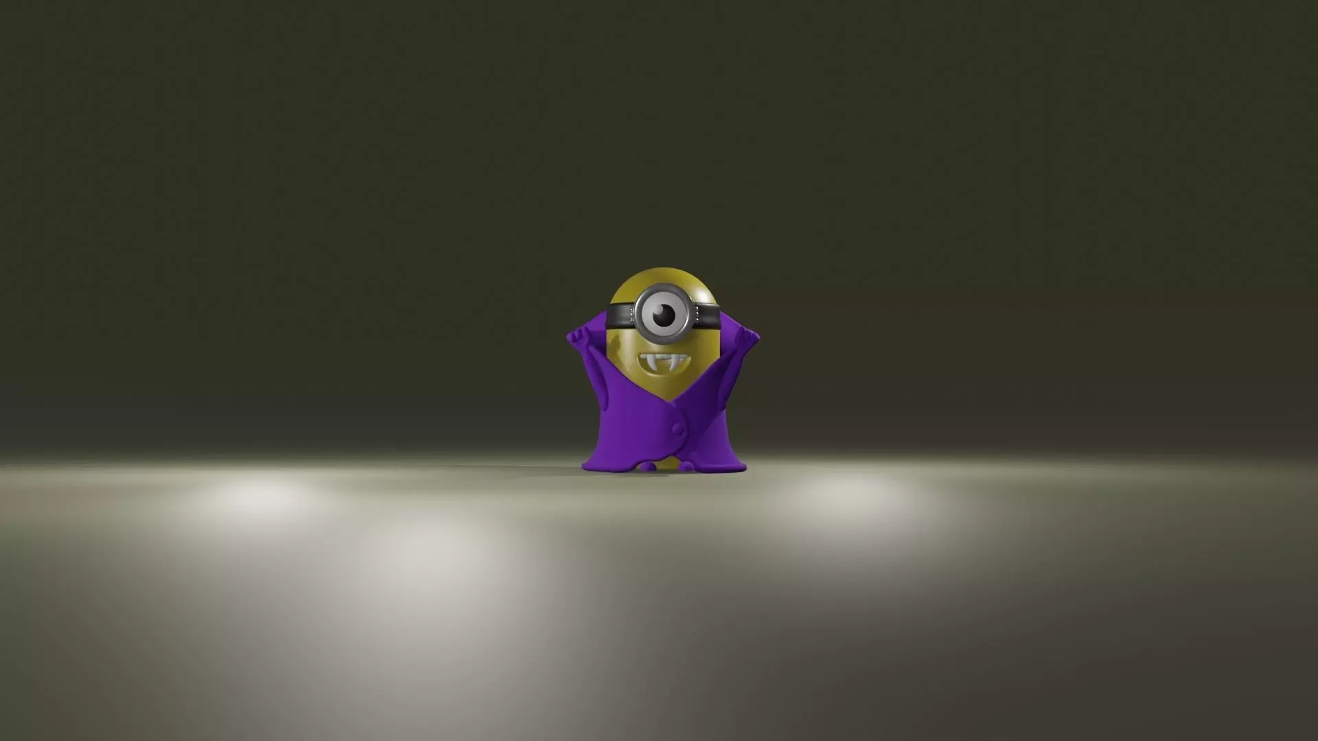 Minion Vampire - 3DPrinting  3D print model_0