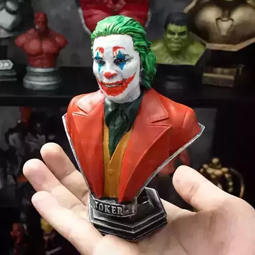 Joker 2019 Bust 3D print model