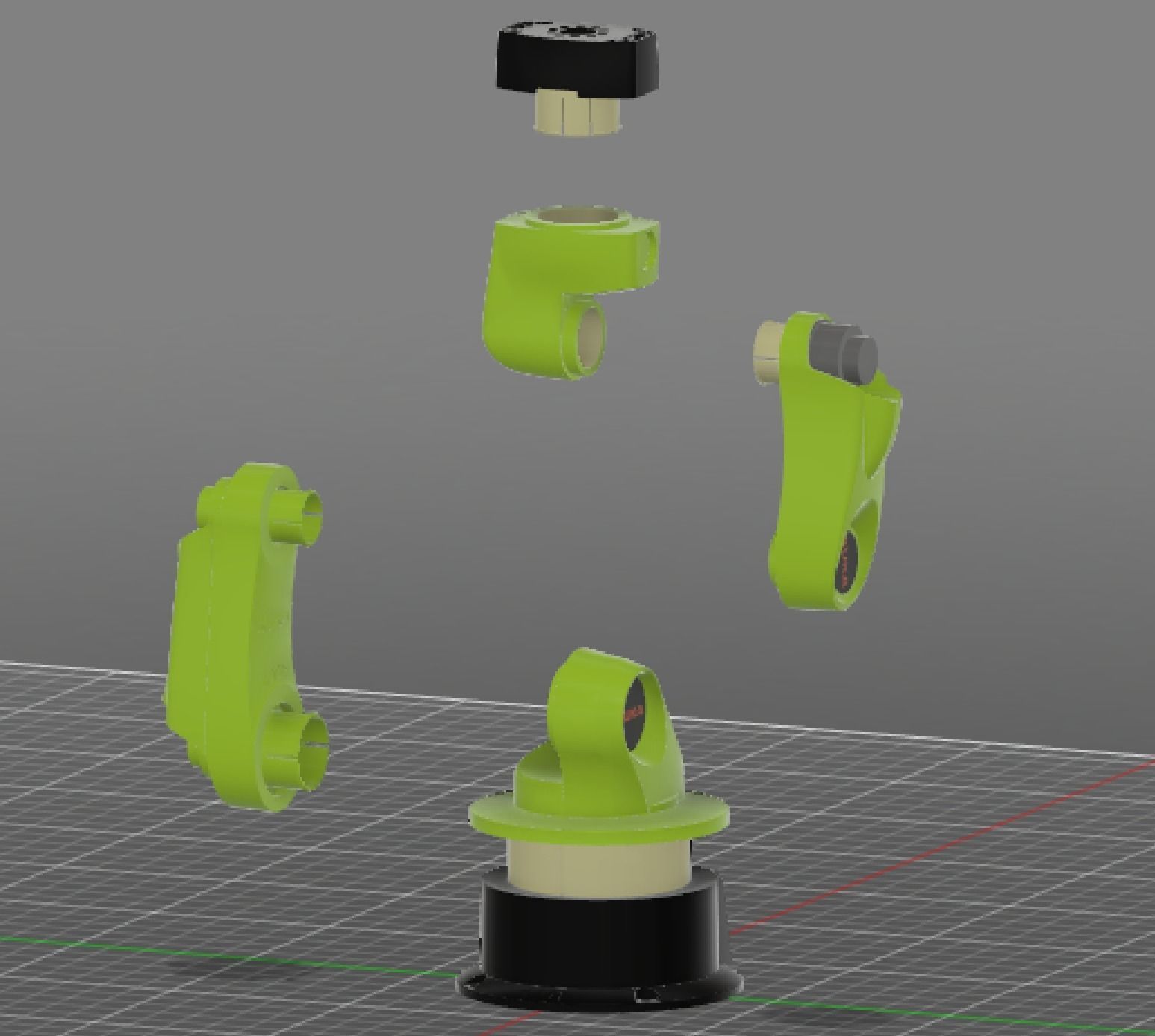 KUKA YouBot arm 3D print model_18