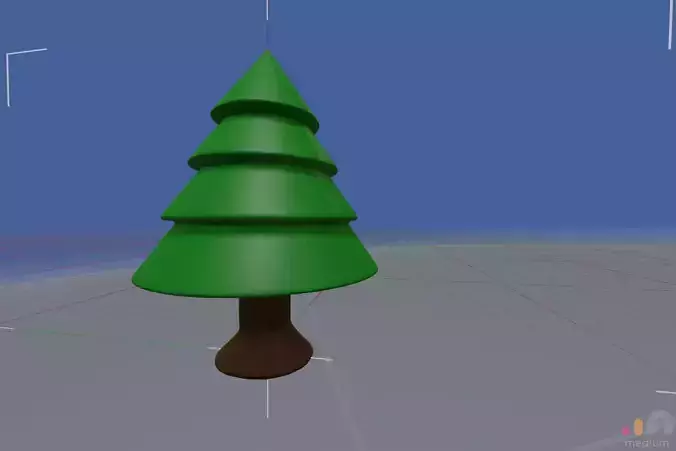 Simple Printable Christmas Tree  Free 3D print model