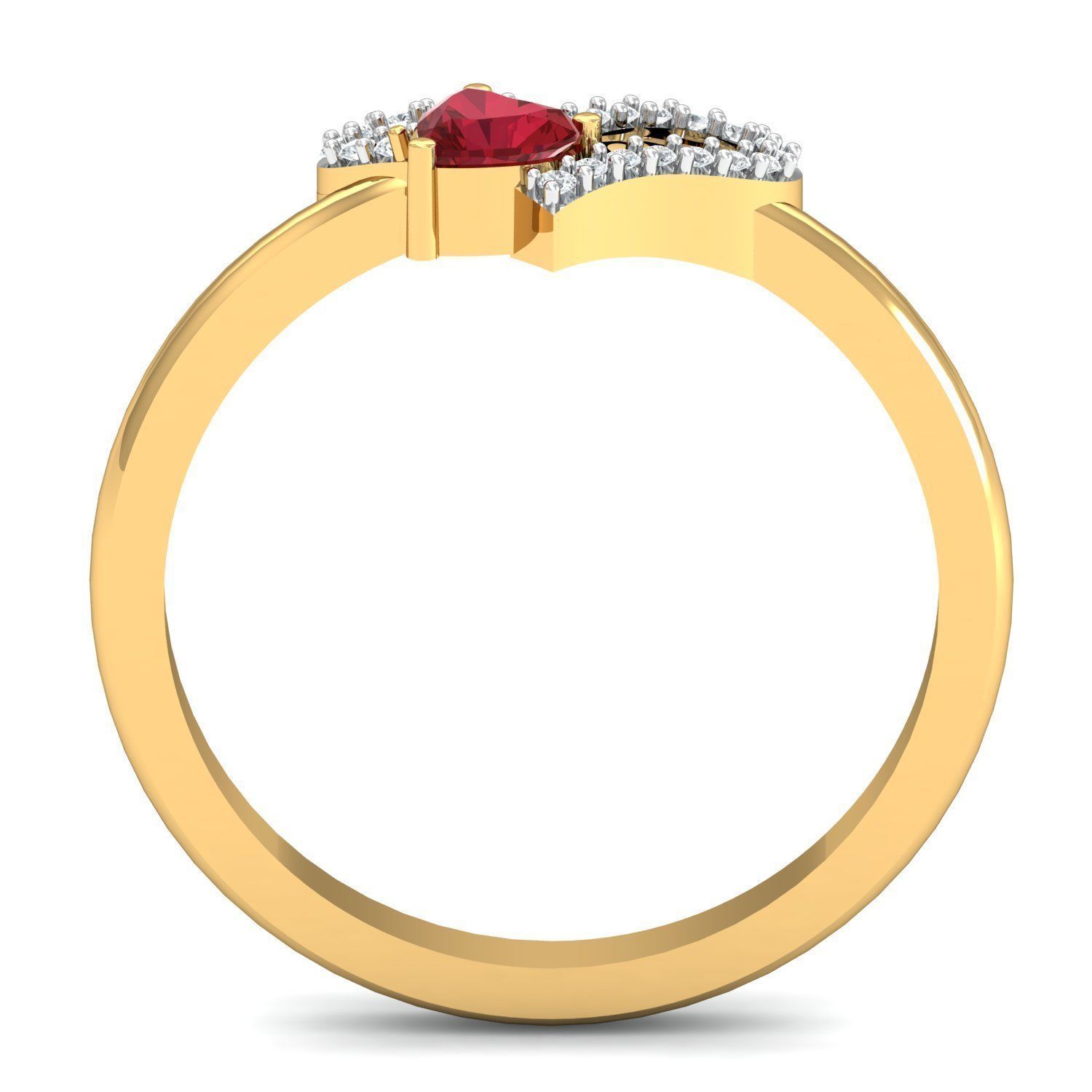 Women ring earrings pendant 3dm stl render detail 3D print model 3D print model_11