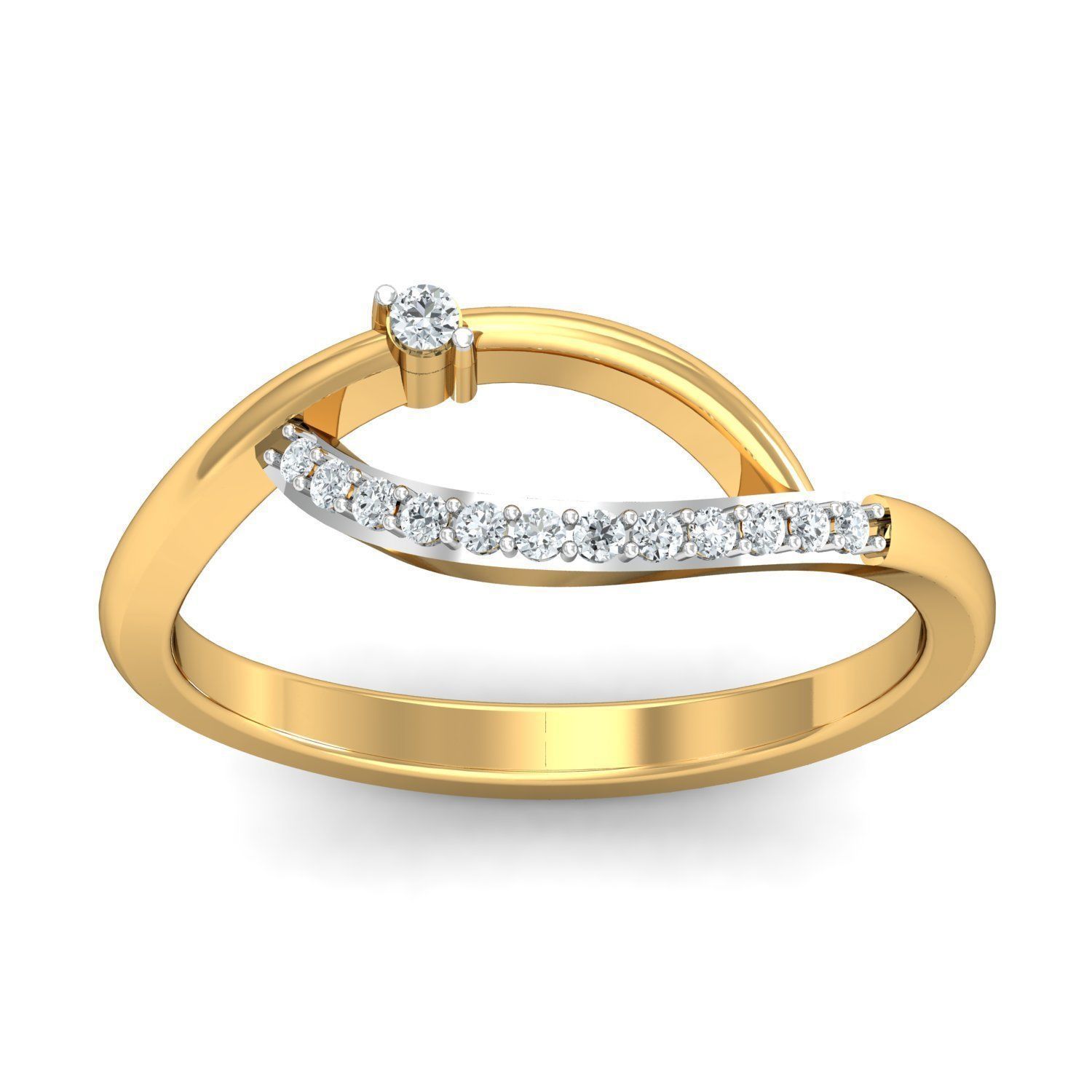 Women ring earrings pendant 3dm stl render detail 3D print model 3D print model_6