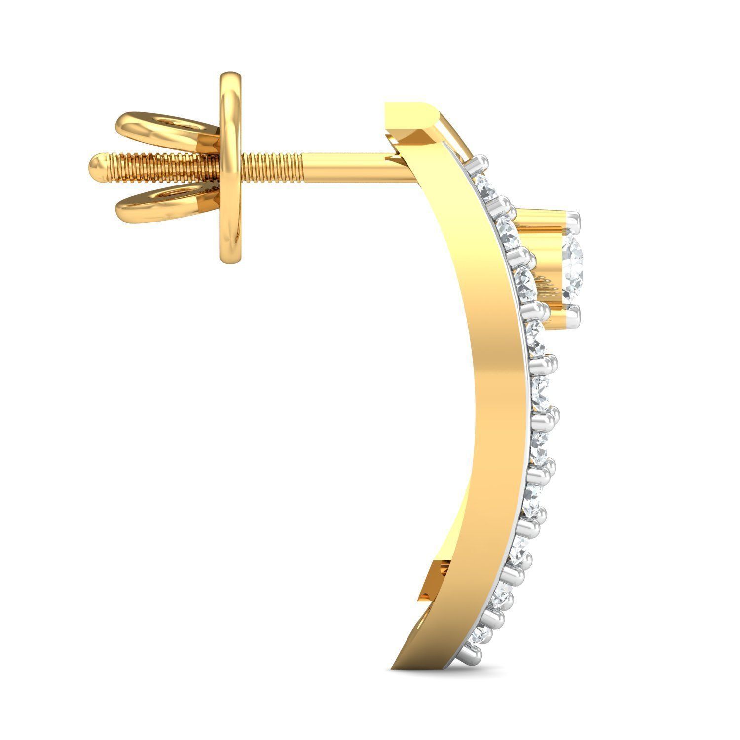 Women ring earrings pendant 3dm stl render detail 3D print model 3D print model_8