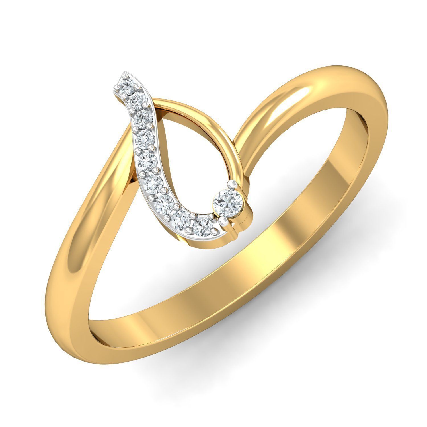Women ring earrings pendant 3dm stl render detail 3D print model 3D print model_9
