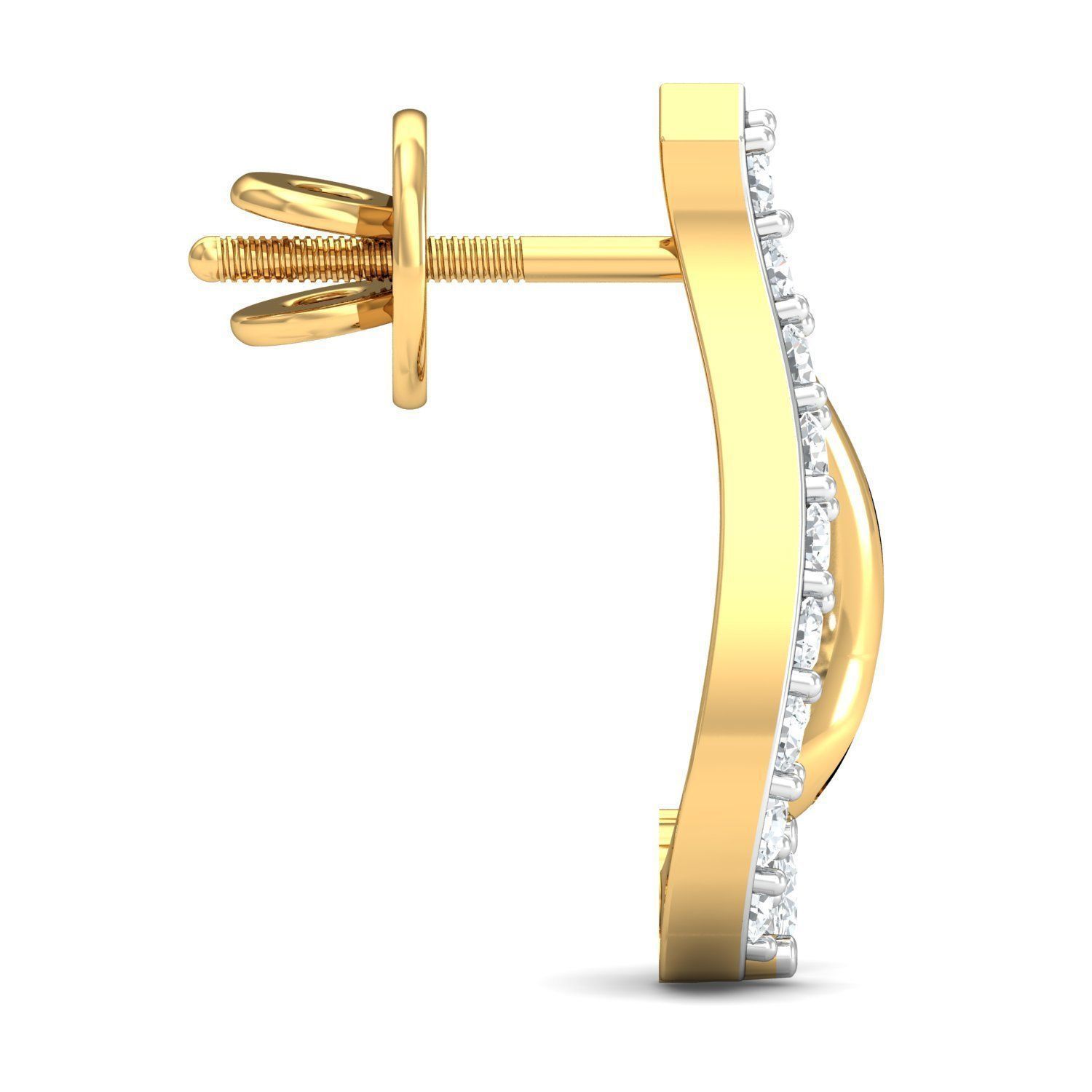 Women ring earrings pendant 3dm stl render detail 3D print model 3D print model_8