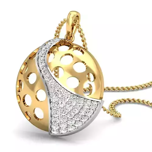 Women ring earrings pendant 3dm stl render detail 3D print model