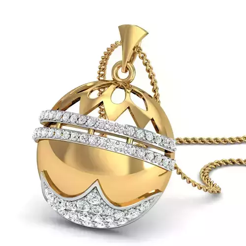 Women ring earrings pendant 3dm stl render detail 3D print model