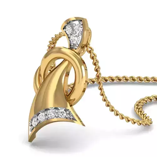 Women ring earrings pendant 3dm stl render detail 3D print model