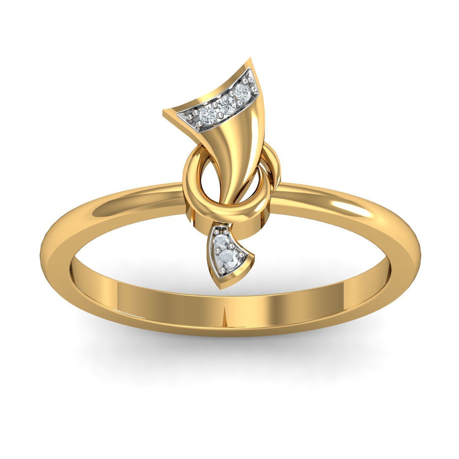 Women ring earrings pendant 3dm stl render detail 3D print model 3D print model_9