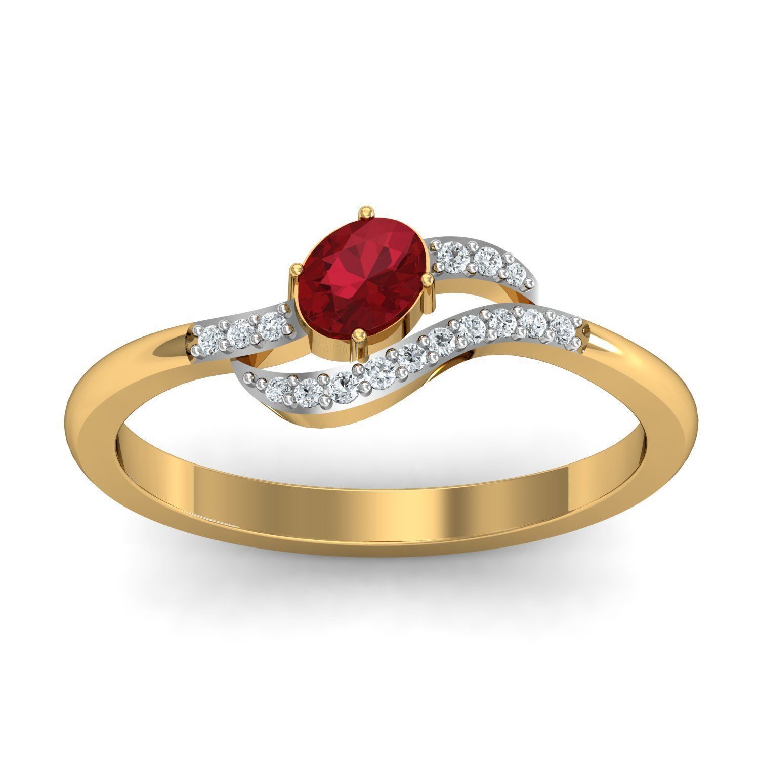 Women ring earrings pendant 3dm stl render detail 3D print model 3D print model_9