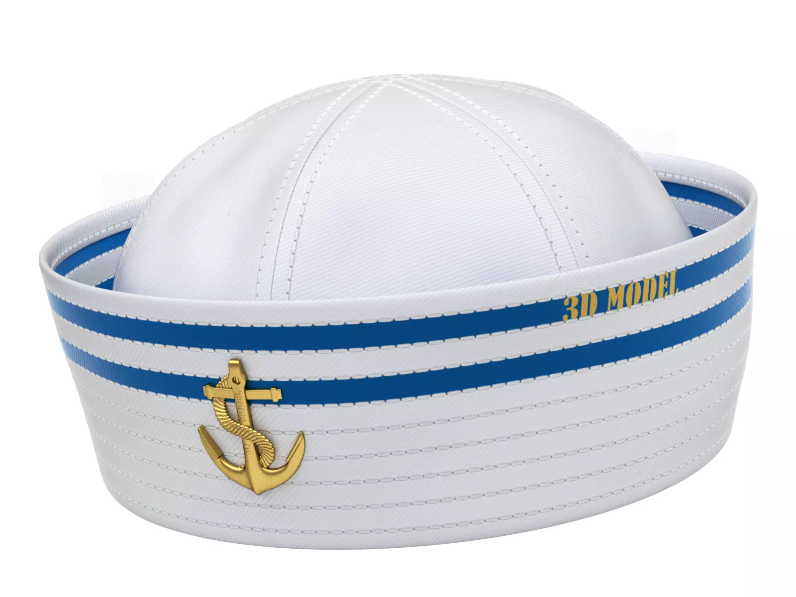 Sailor Hat 3D model