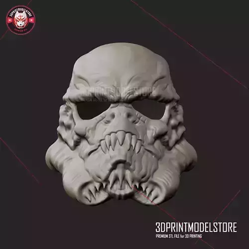 Stormtrooper Star Wars Zombie Helmet Cosplay Costume Halloween  3D print model