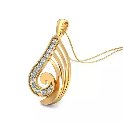 Women ring earrings pendant 3dm stl render detail 3D print model