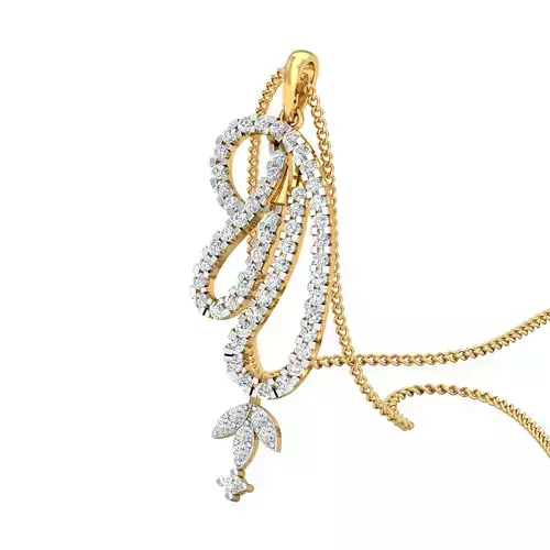 Women pendant-earrings set 3dm mgx render detail 3D print model