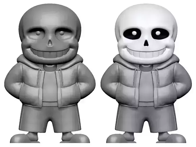 Sans from Undertale 3D print model