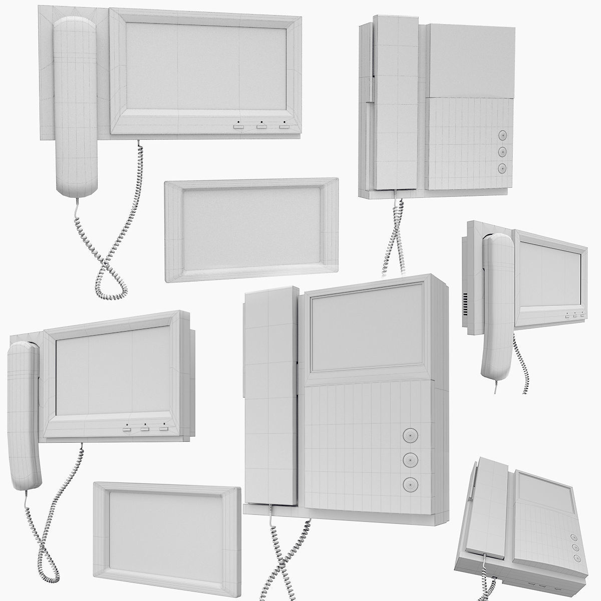 Falcon Eye set 3D model_7