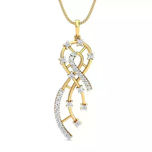 Women pendant-earrings set 3dm mgx render detail 3D print model 3D print model