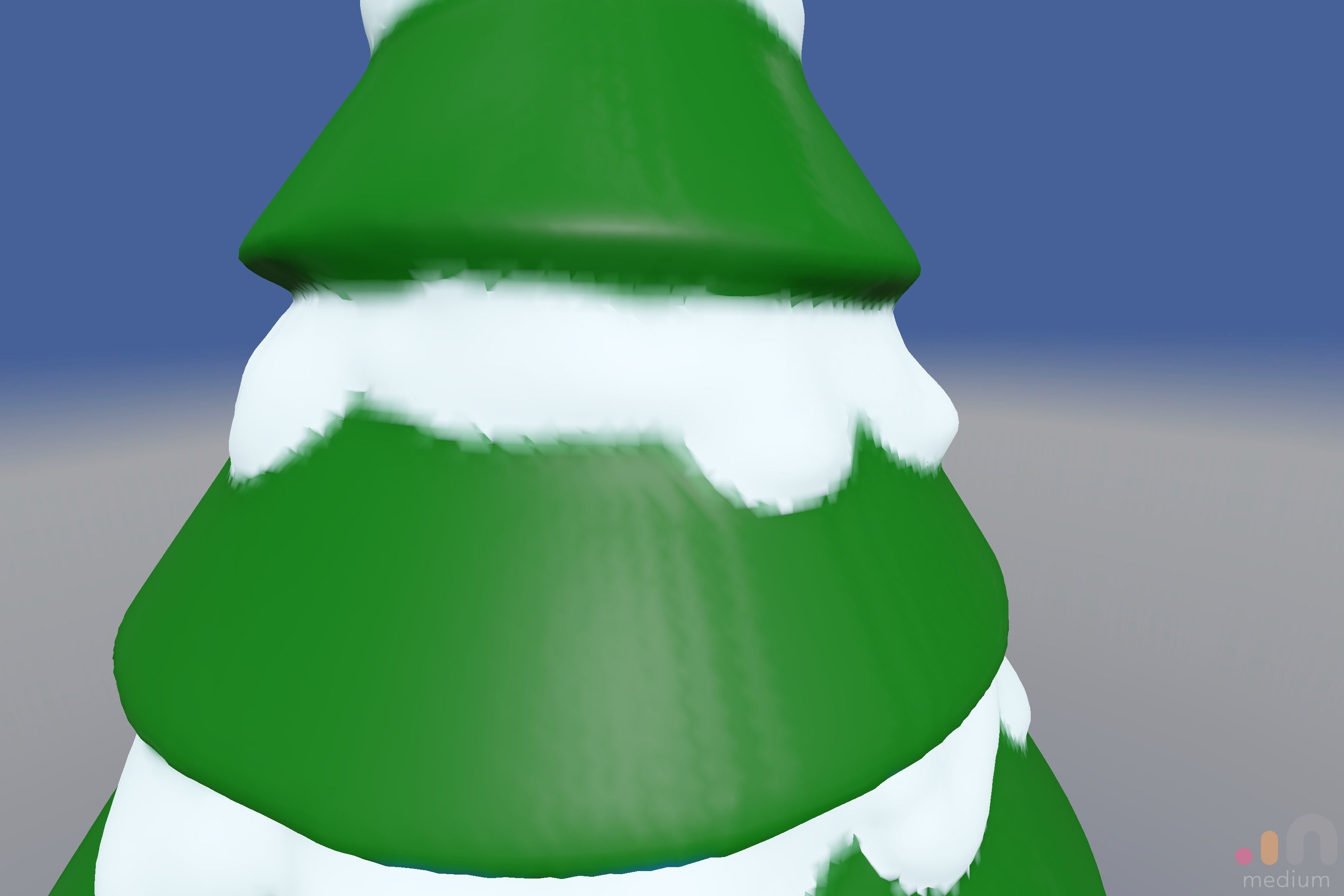 Christmas Tree with Snow 3D print model_12