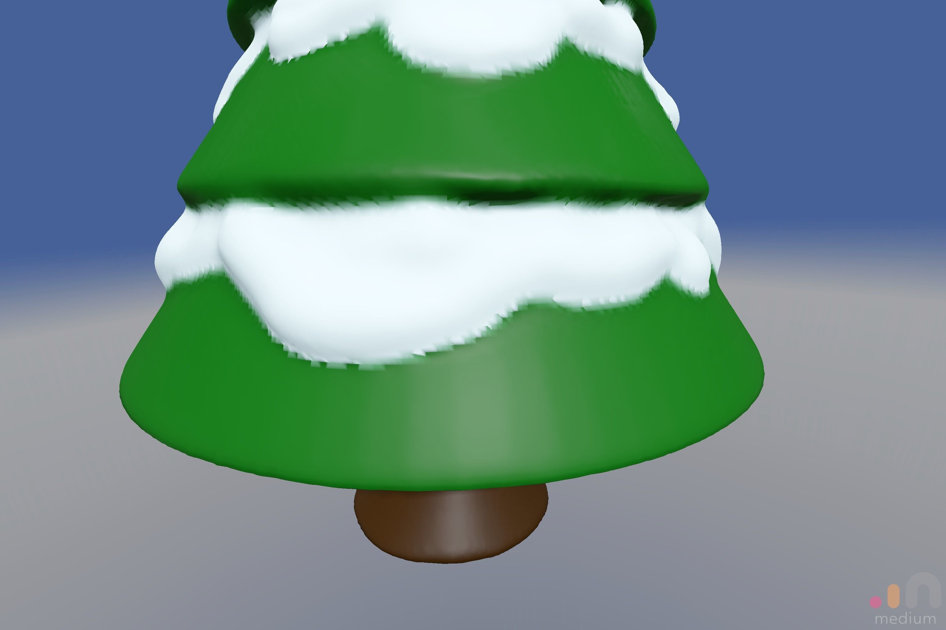 Christmas Tree with Snow 3D print model_14