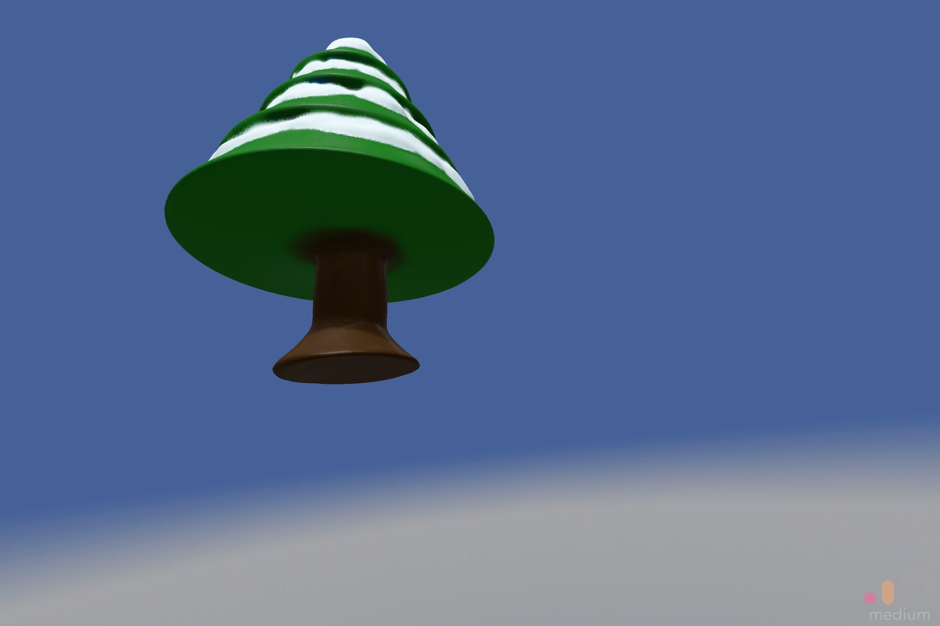 Christmas Tree with Snow 3D print model_17