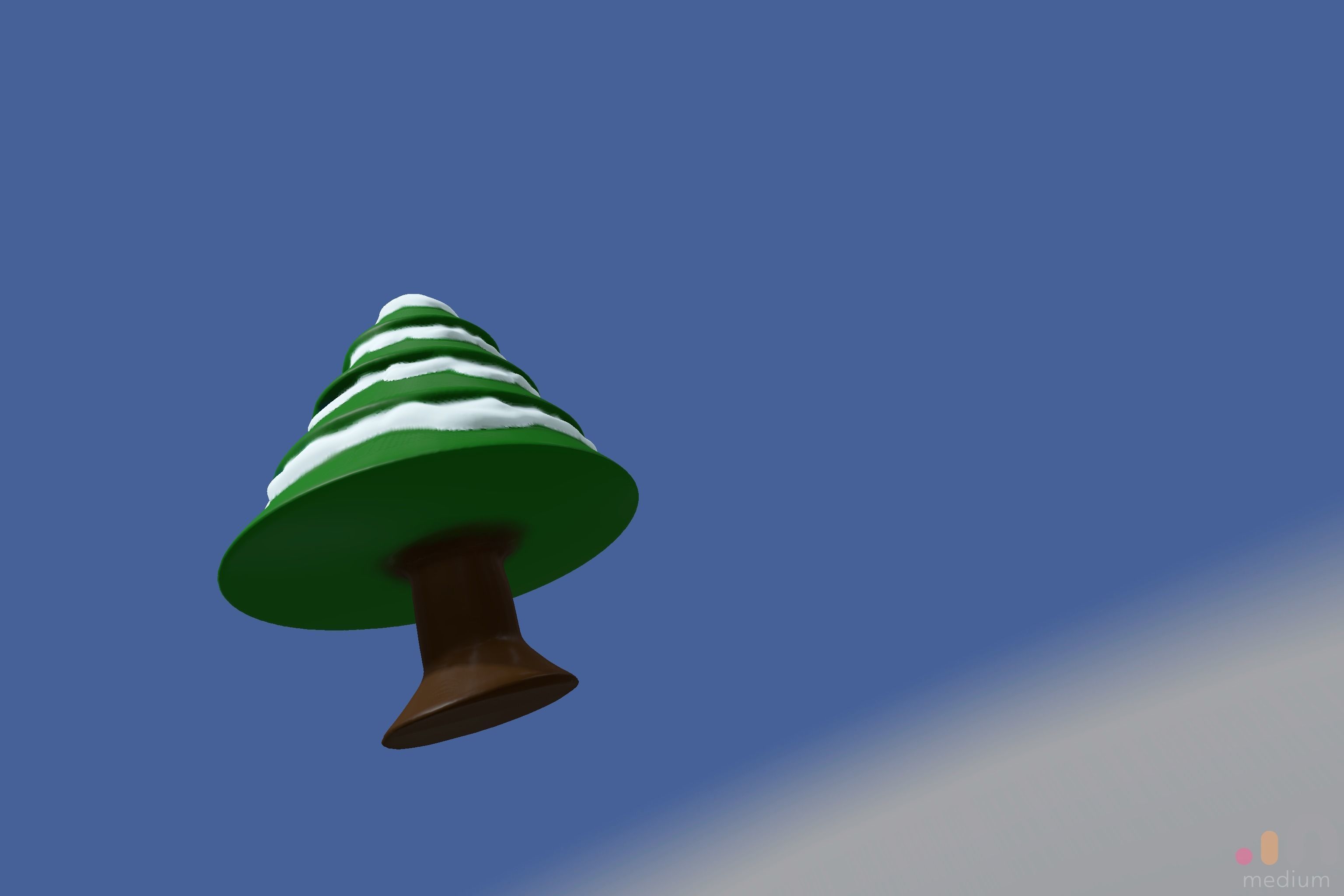Christmas Tree with Snow 3D print model_19