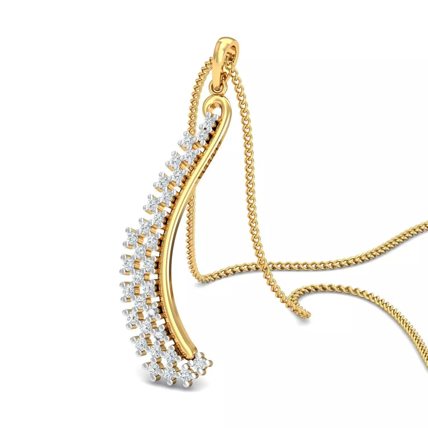 Women pendant-earrings set 3dm mgx render detail 3D print model 3D print model_0