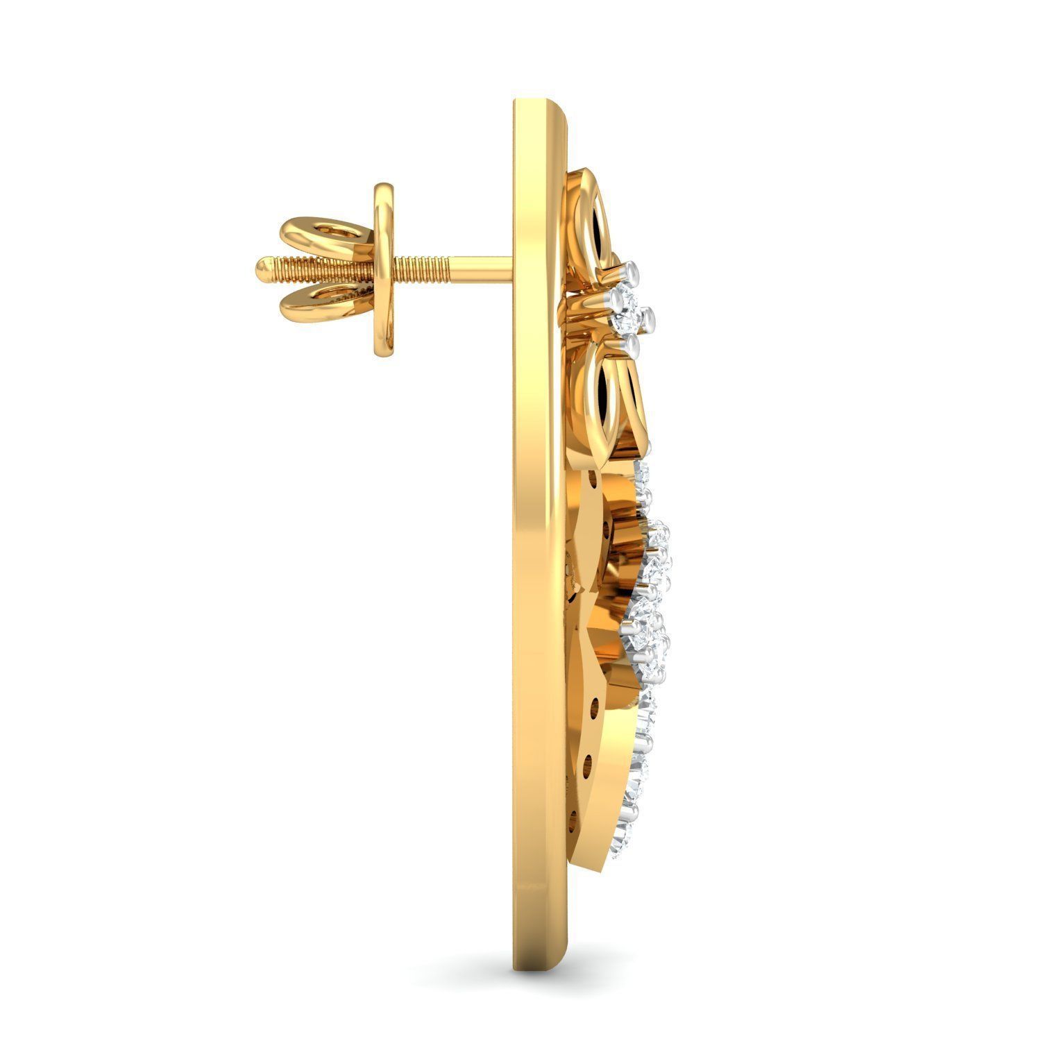 Women pendant-earrings set 3dm mgx render detail 3D print model 3D print model_6