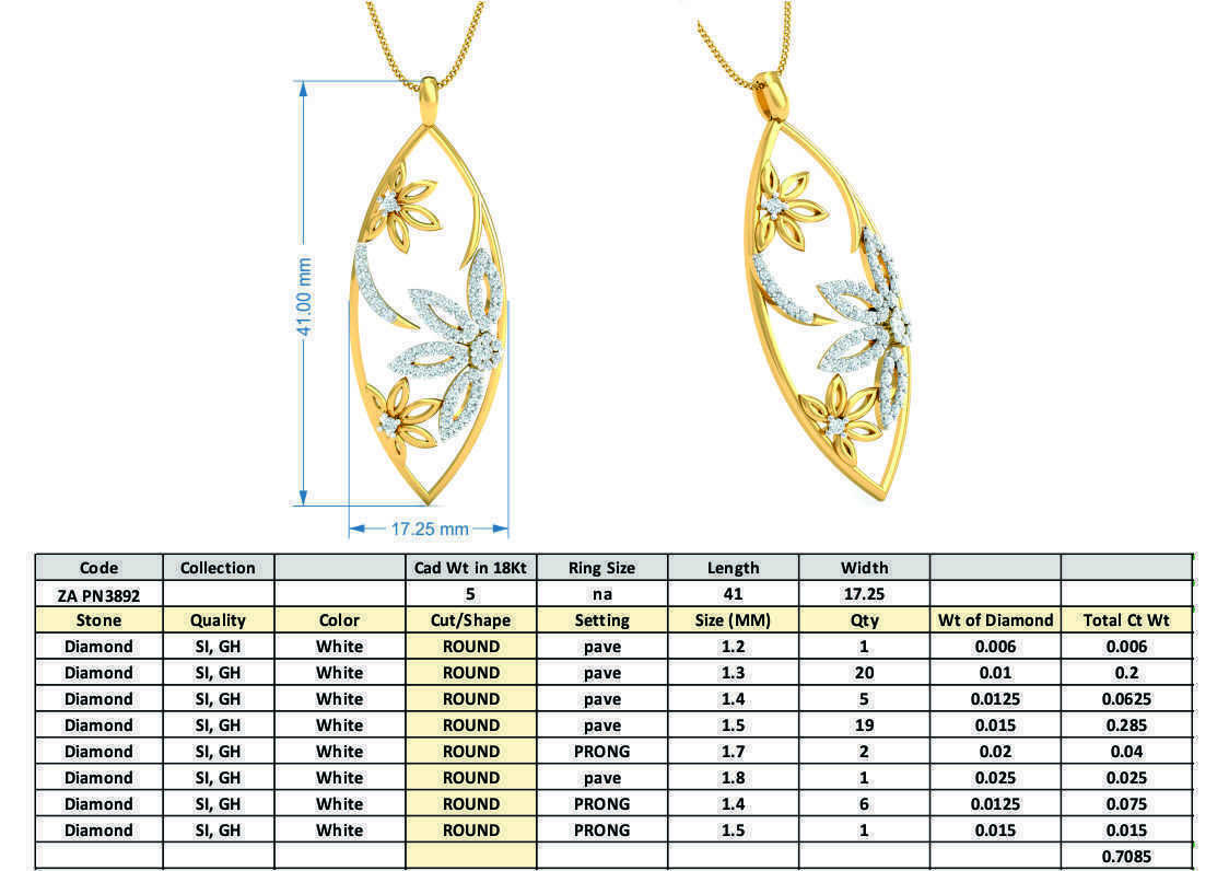 Women pendant-earrings set 3dm mgx render detail 3D print model 3D print model_3