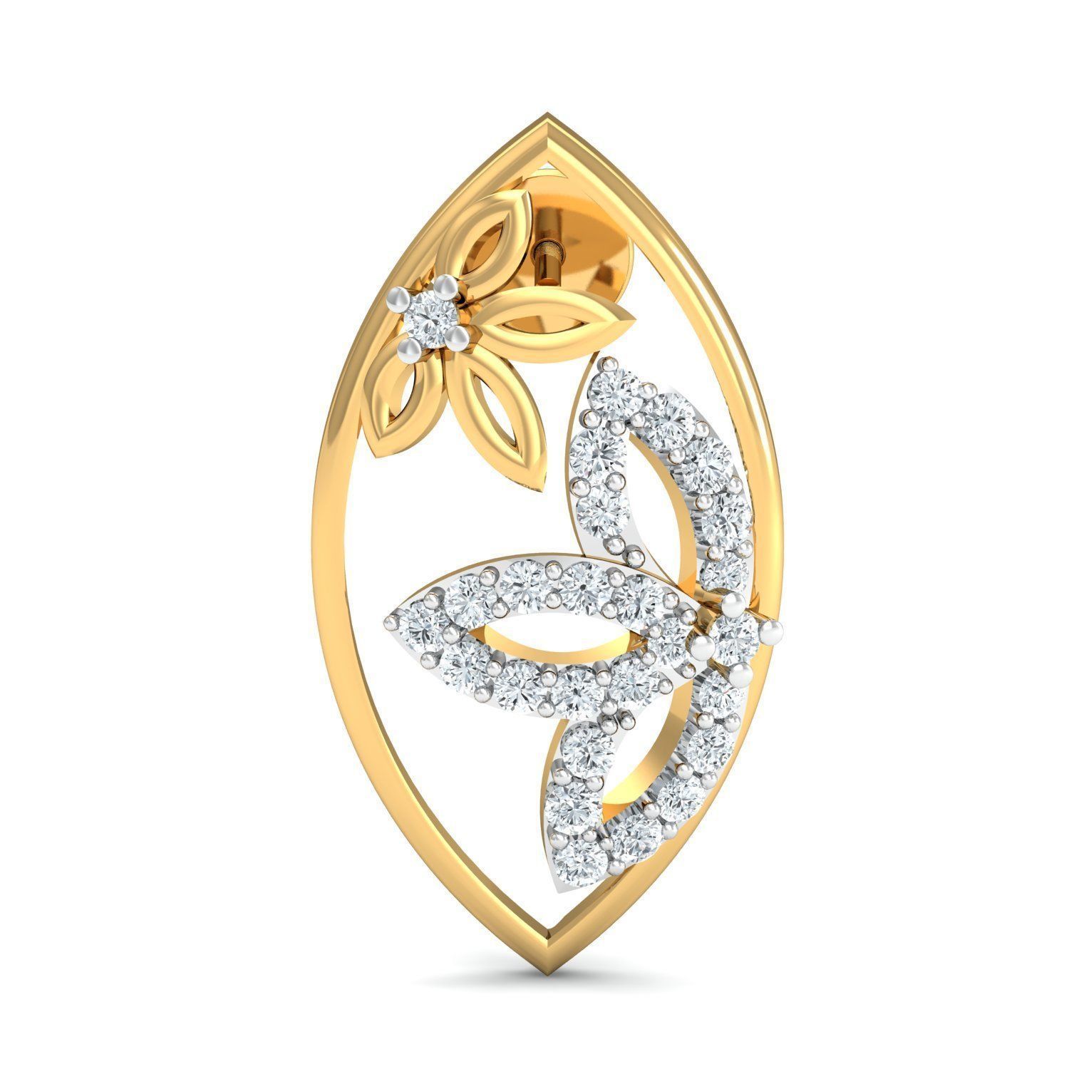 Women pendant-earrings set 3dm mgx render detail 3D print model 3D print model_5