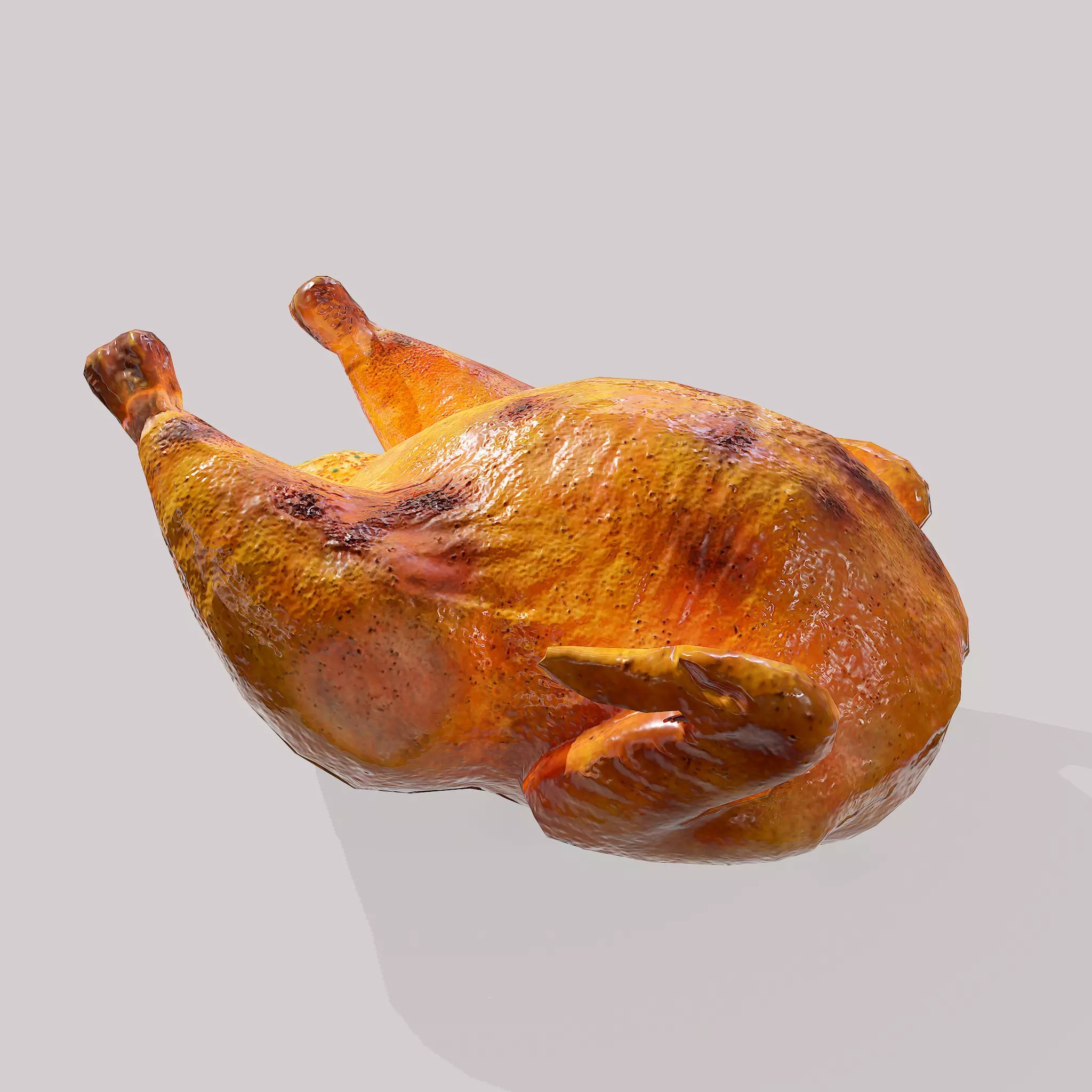 Stuffed Turkey Low-poly 3D model