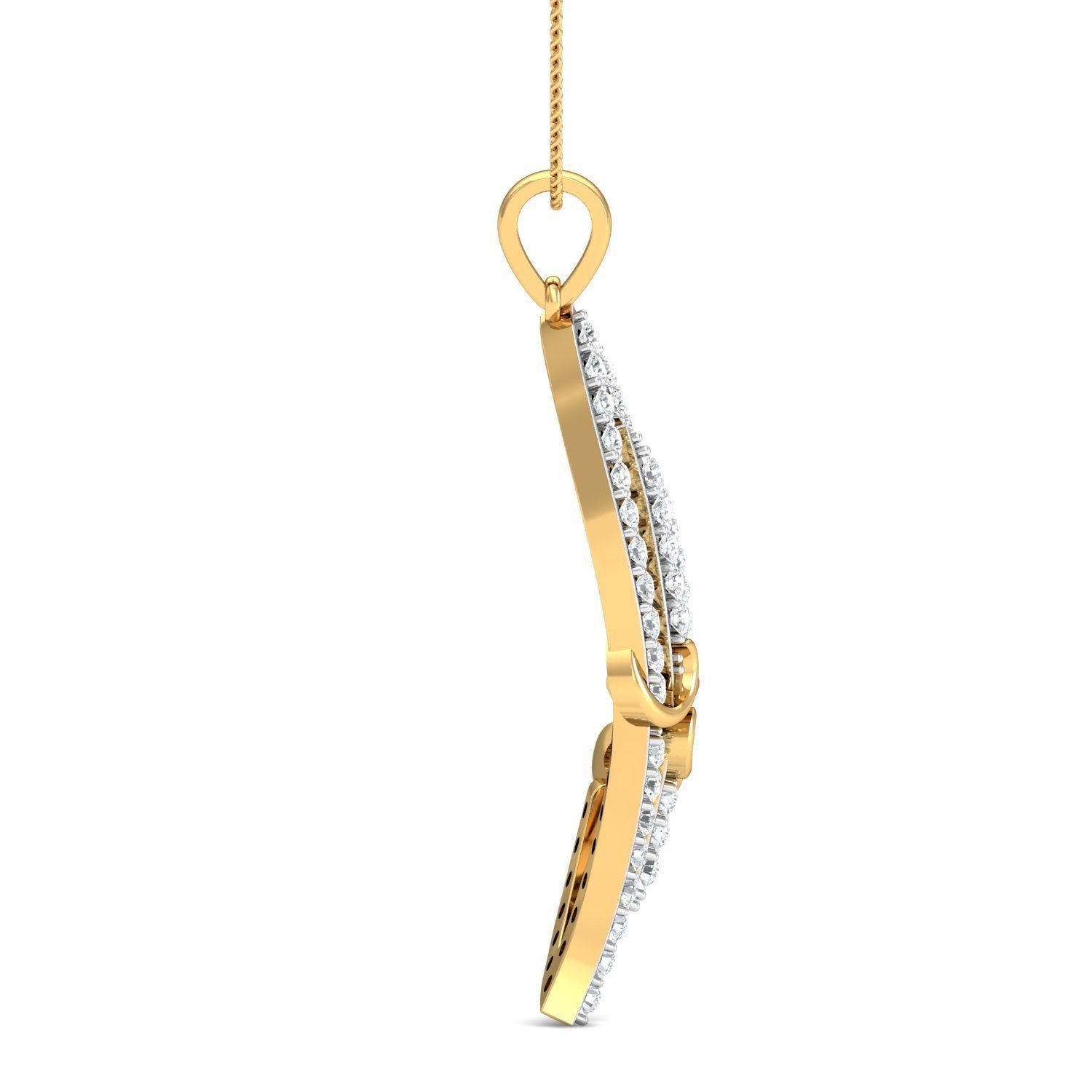 Women pendant-earrings set 3dm mgx render detail 3D print model 3D print model_2