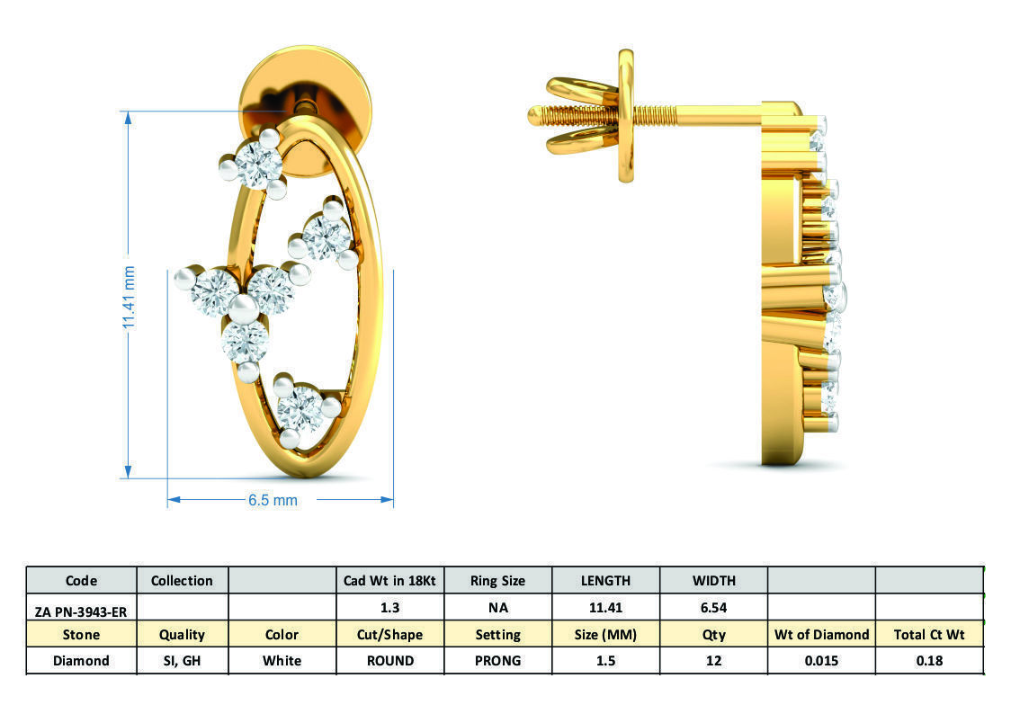 Women pendant-earrings set 3dm mgx render detail 3D print model 3D print model_7