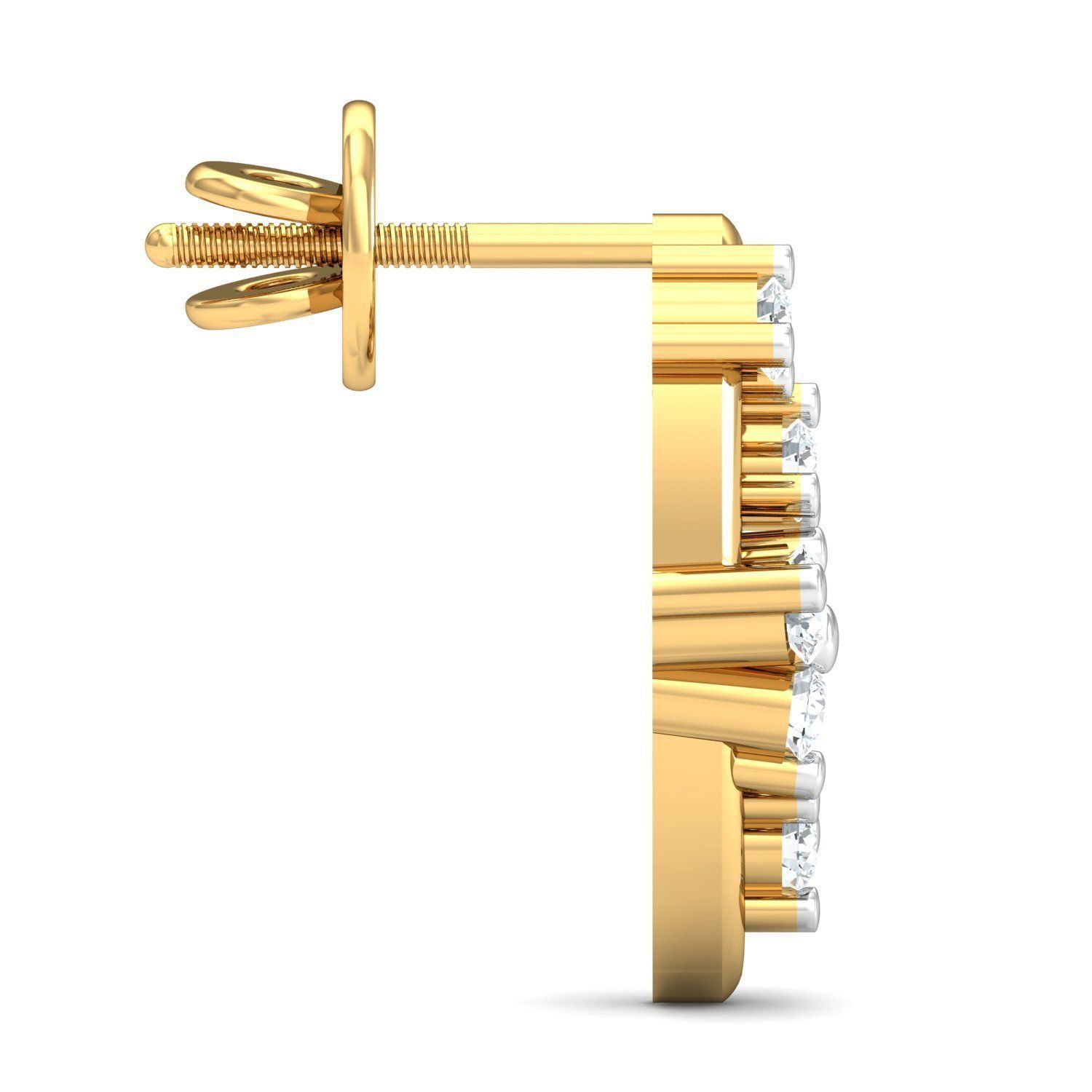 Women pendant-earrings set 3dm mgx render detail 3D print model 3D print model_6