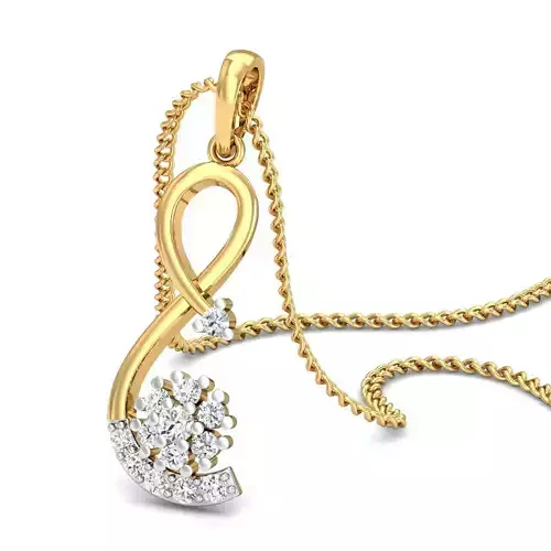 Women pendant-earrings set 3dm mgx render detail 3D print model 3D print model