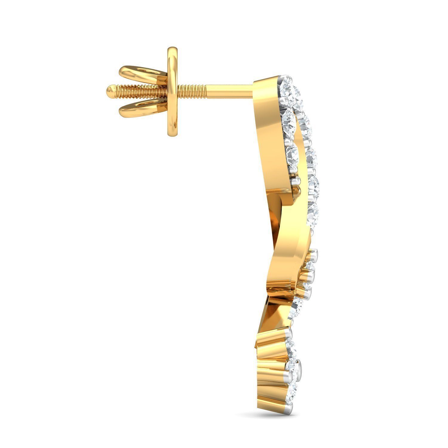 Women pendant-earrings set 3dm mgx render detail 3D print model 3D print model_6