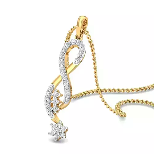 Women pendant-earrings set 3dm mgx render detail 3D print model 3D print model