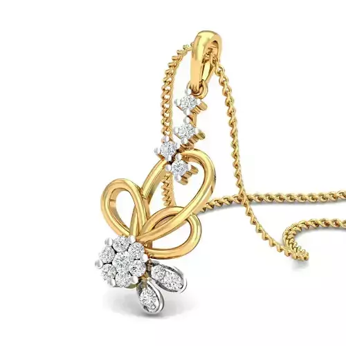 Women pendant-earrings set 3dm mgx render detail 3D print model 3D print model