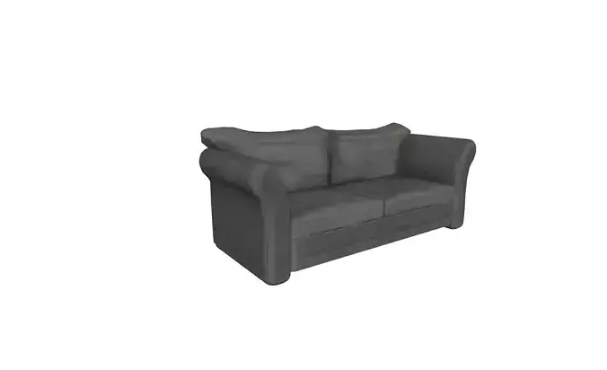 Cushion sofa Low-poly 3D model