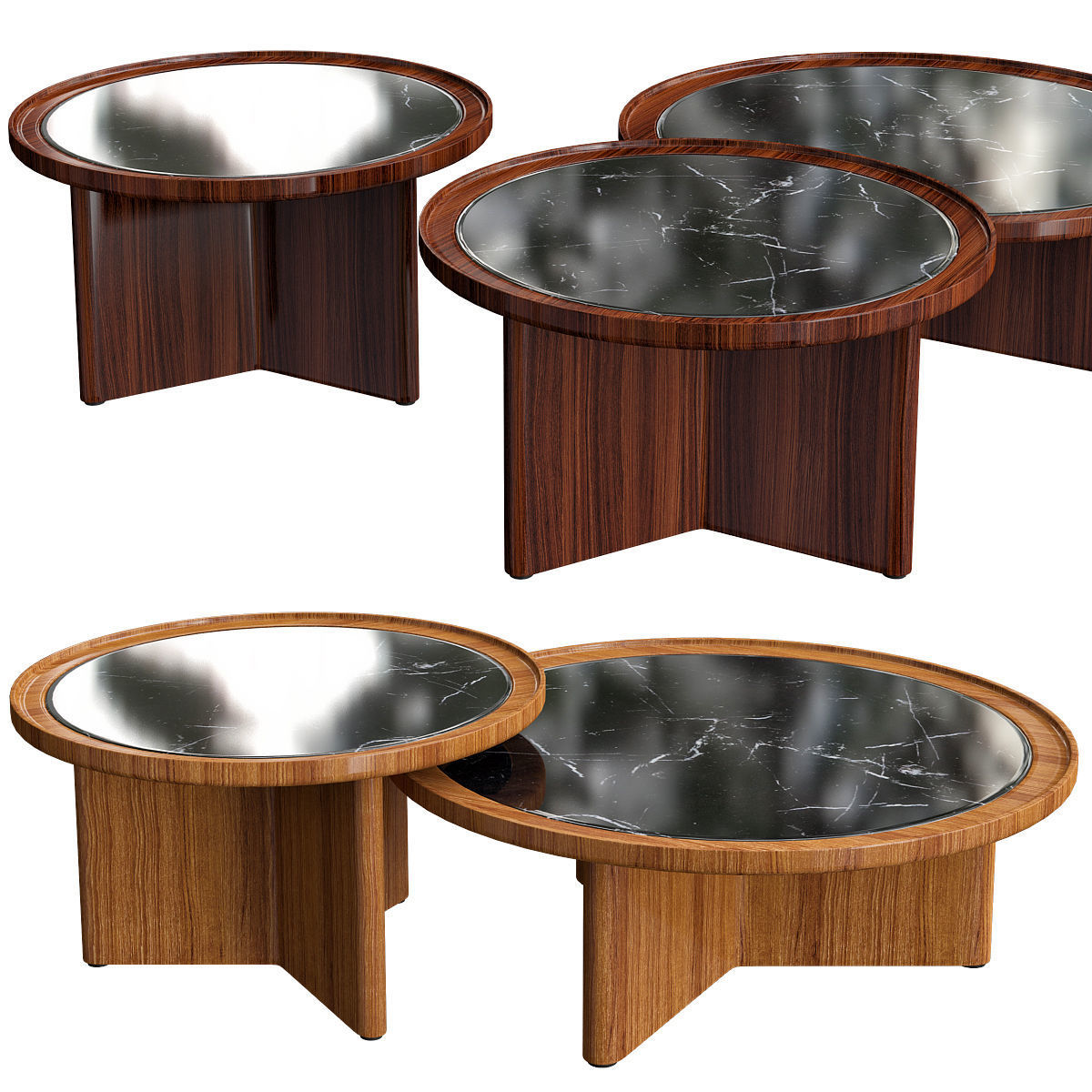 COFEE TABLE Collection 18 Pieces 3d model 3D model_17