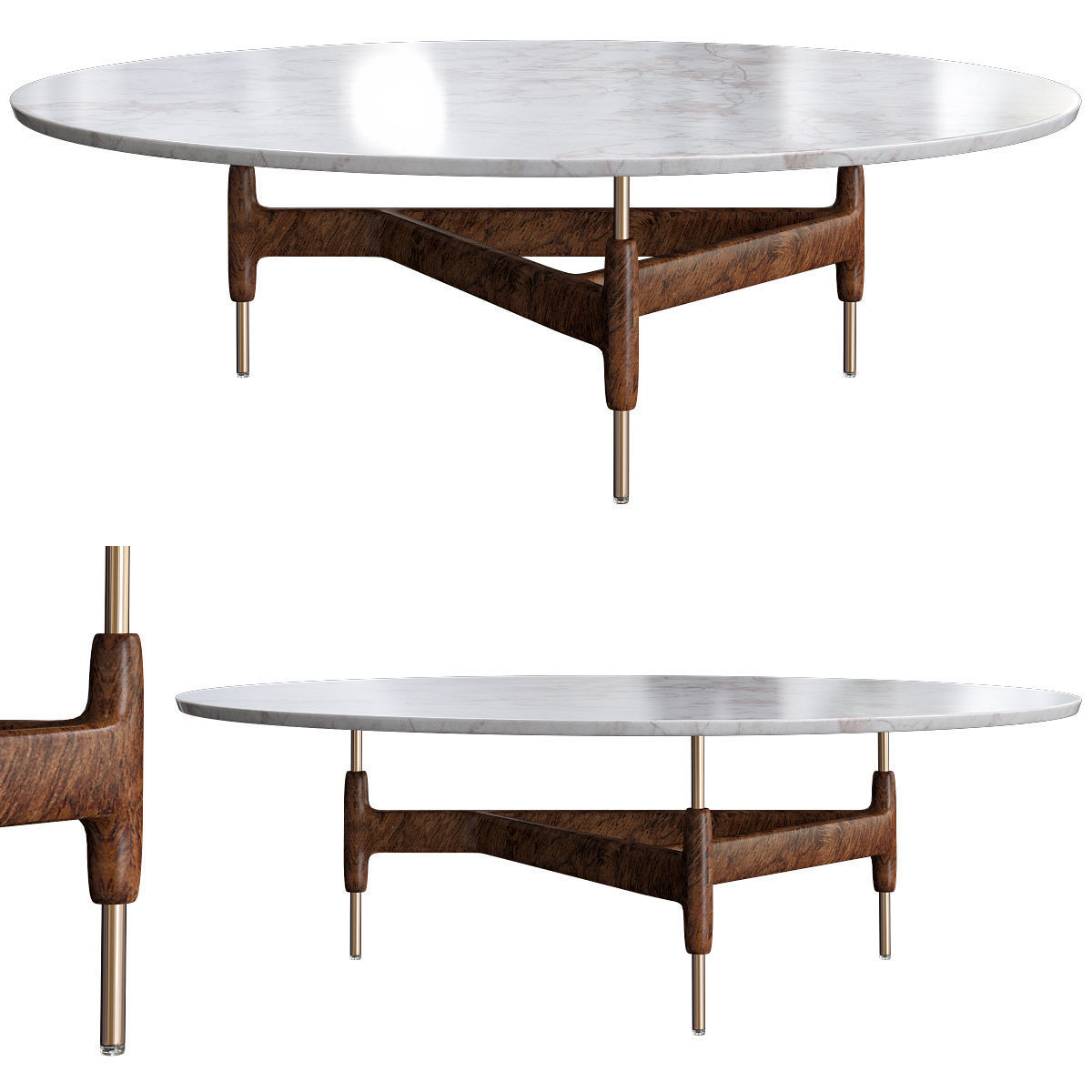 COFEE TABLE Collection 18 Pieces 3d model 3D model_12