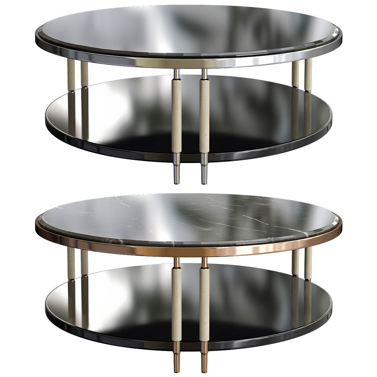 COFEE TABLE Collection 18 Pieces 3d model 3D model_1