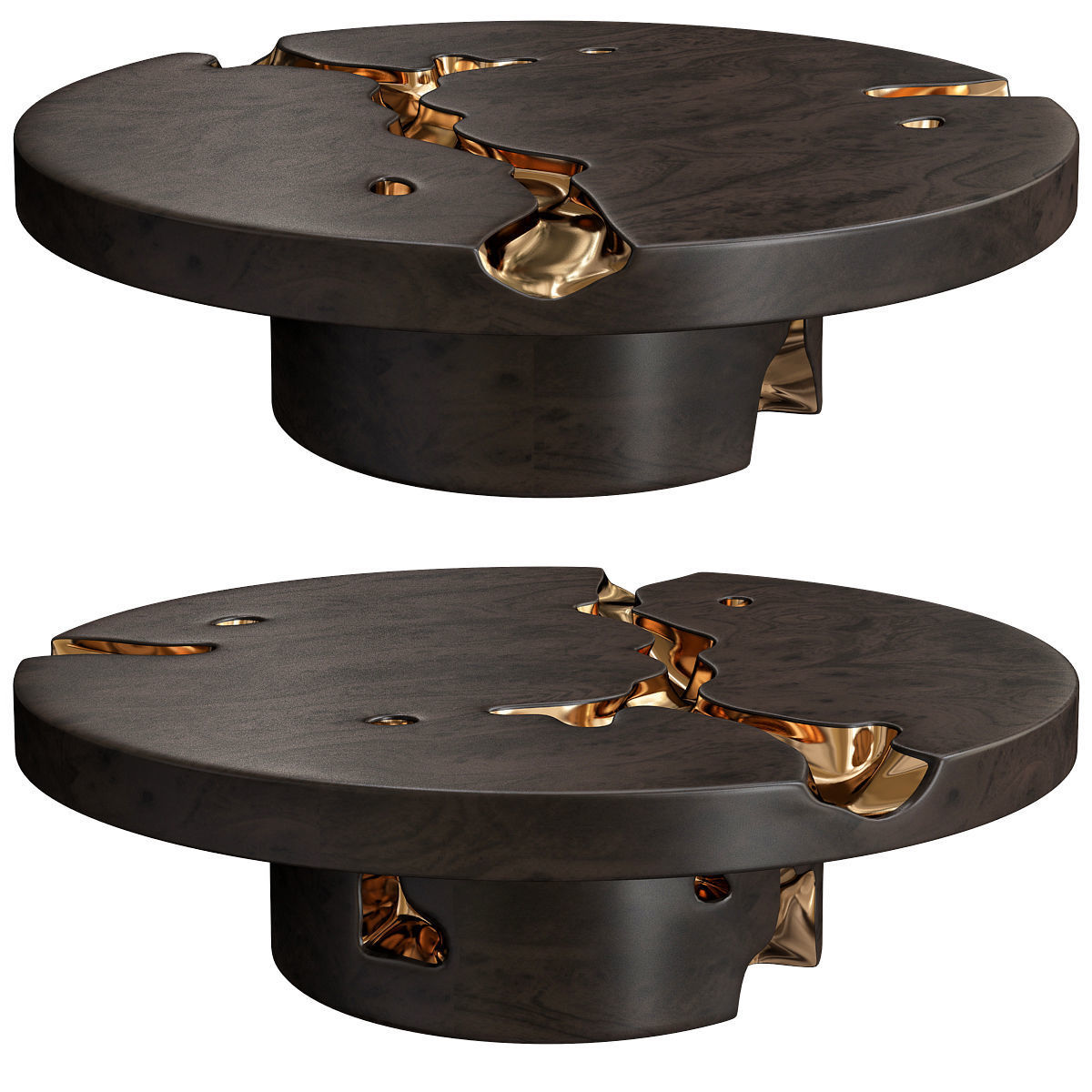 COFEE TABLE Collection 18 Pieces 3d model 3D model_3