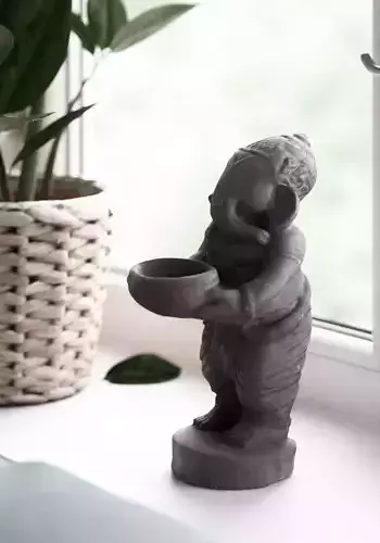 Realistic Genesha elephant sculpture photoscanned model