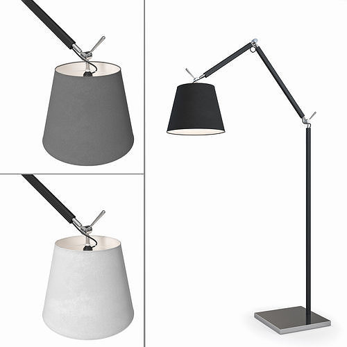Floor lamp Azzardo Zyta 3D model