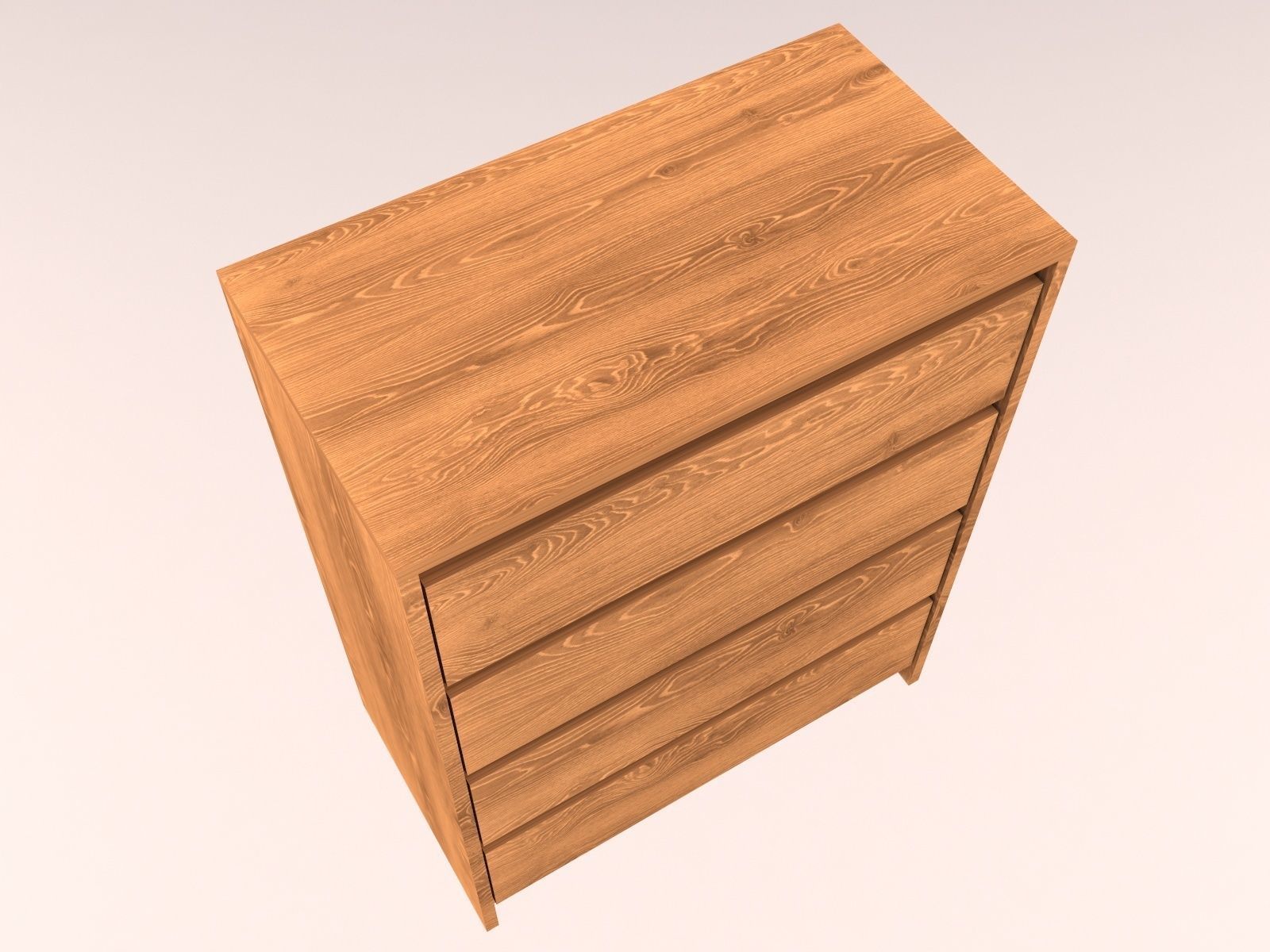 SKREIA  commode 2in1 Low-poly 3D model_13