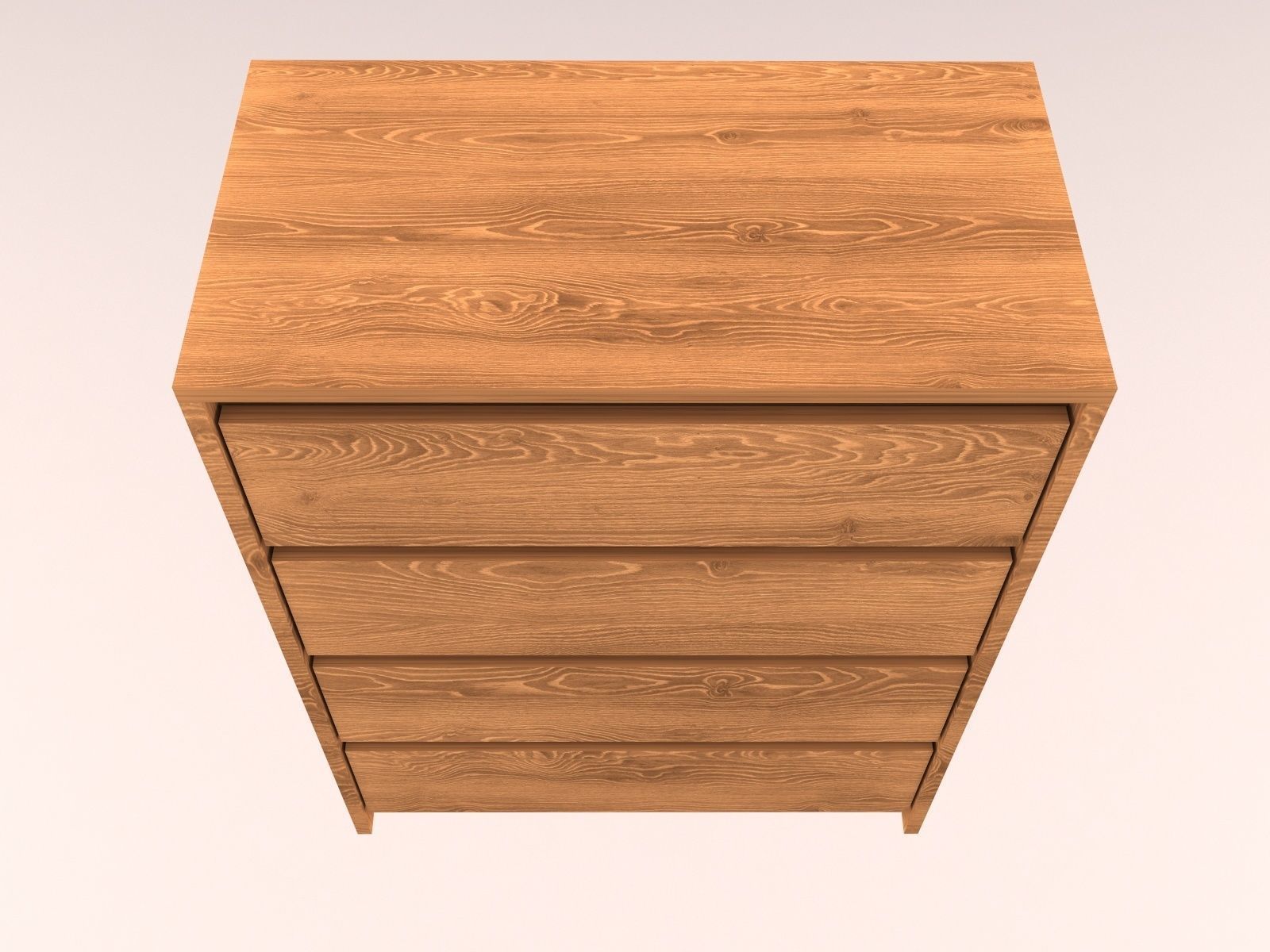 SKREIA  commode 2in1 Low-poly 3D model_12