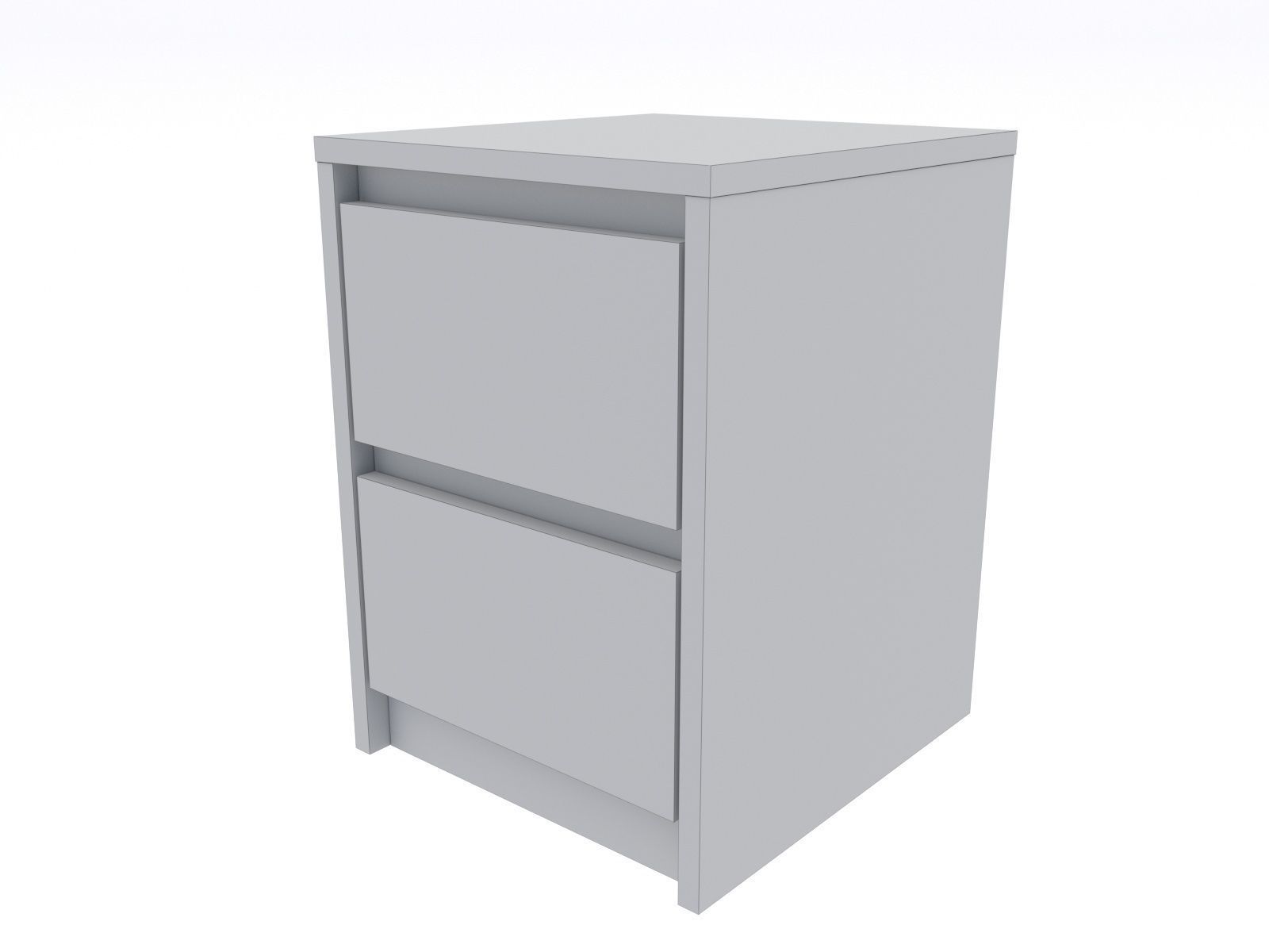 SKREIA  commode 2in1 Low-poly 3D model_7